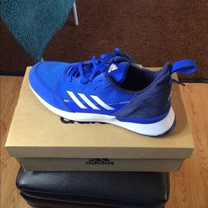 Men’s blue Adidas sneakers
